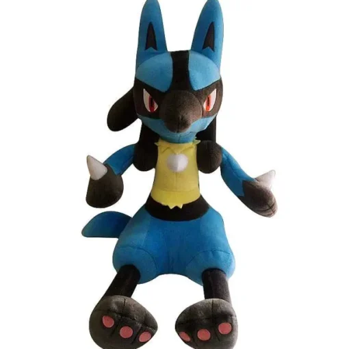 Pkm.store Pokemon Kuscheltiere-Sitzender Xxl Lucario Plusch Puppe Pokemon (Ca. 48Cm)