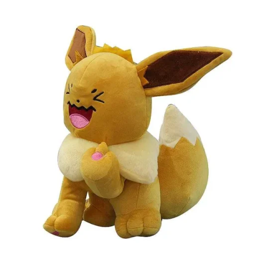 Pkm.store Pokemon Kuscheltiere-Sitzendes Evoli Eevee Plusch Pokemon (Ca. 30Cm)