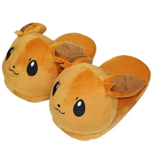 Pkm.store Herbst & Winter-Snorlax, Pikachu, Evoli U. A. Plusch Hausschuhe (Grose: 35-40)