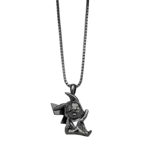 Pkm.store Sonstiges Merchandise-Stylishe Pokemon Halsketten In Gold Oder Silber