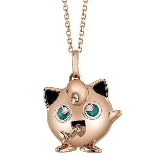 Pkm.store Sonstiges Merchandise-Stylishe Pokemon Halsketten In Gold Oder Silber