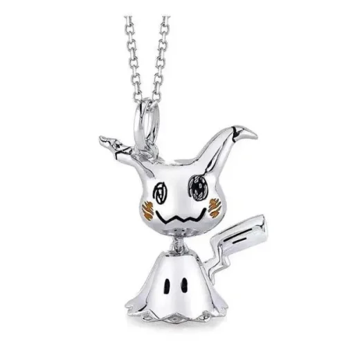 Pkm.store Sonstiges Merchandise-Stylishe Pokemon Halsketten In Gold Oder Silber