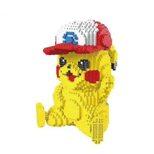 Pkm.store Pokemon Bausteine-Suse Pikachu Baustein Figuren (6 Motive Zur Auswahl)