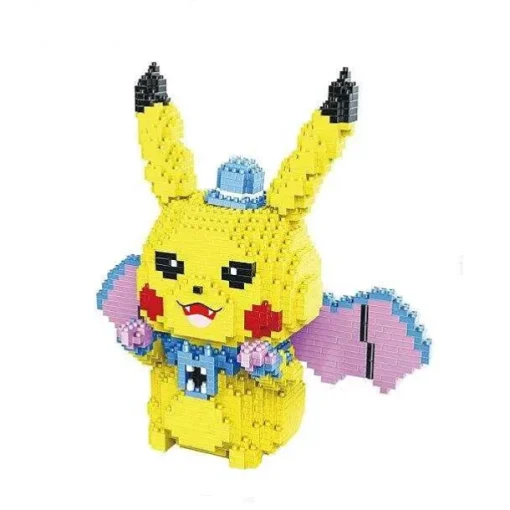 Pkm.store Pokemon Bausteine-Suse Pikachu Baustein Figuren (6 Motive Zur Auswahl)