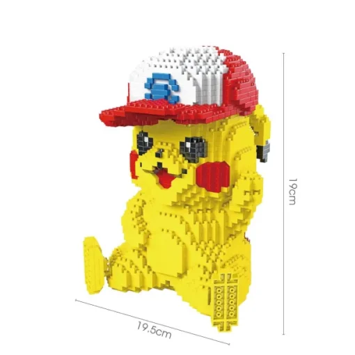 Pkm.store Pokemon Bausteine-Suse Pikachu Baustein Figuren (6 Motive Zur Auswahl)