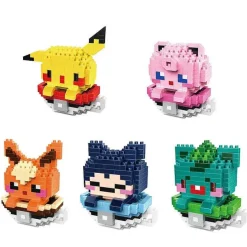 Pkm.store Pokemon Bausteine-Suse Pokemon Baustein Figuren In Verschiedenen Motiven