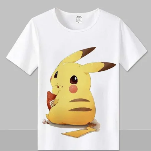 Pkm.store Sommer-T-Shirt Pokemon In Vielen Unterschiedlichen Motiven Und Grosen Erhaltlich