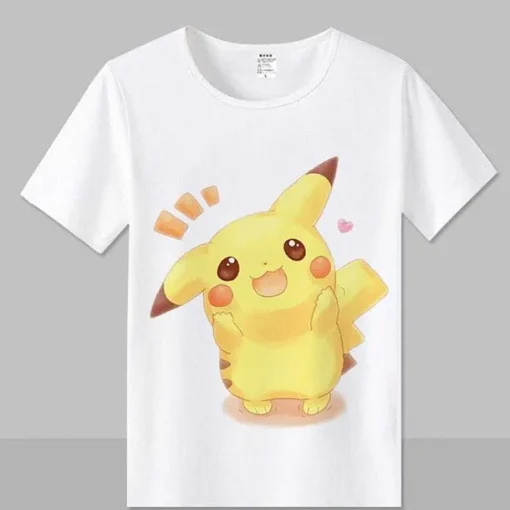 Pkm.store Sommer-T-Shirt Pokemon In Vielen Unterschiedlichen Motiven Und Grosen Erhaltlich