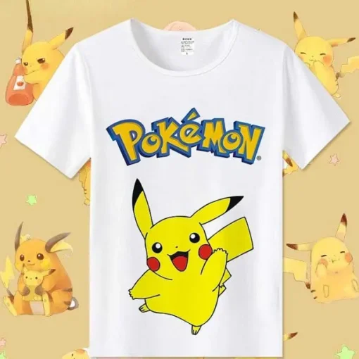 Pkm.store Sommer-T-Shirt Pokemon In Vielen Unterschiedlichen Motiven Und Grosen Erhaltlich