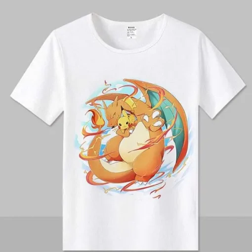 Pkm.store Sommer-T-Shirt Pokemon In Vielen Unterschiedlichen Motiven Und Grosen Erhaltlich