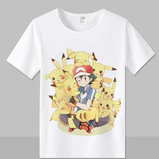 Pkm.store Sommer-T-Shirt Pokemon In Vielen Unterschiedlichen Motiven Und Grosen Erhaltlich