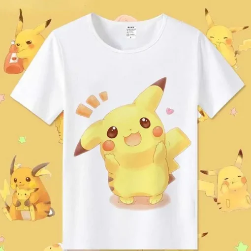 Pkm.store Sommer-T-Shirt Pokemon In Vielen Unterschiedlichen Motiven Und Grosen Erhaltlich