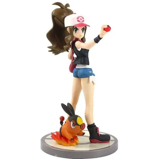 Pkm.store Pokemon Figuren-Tsutarja Touko Mit Floink Pokabu Figur - Ca. 18Cm