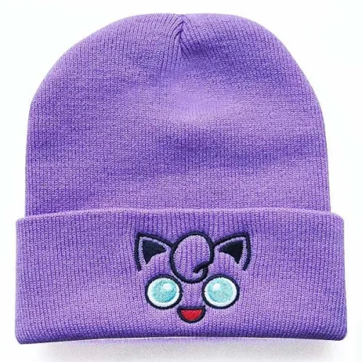 Pkm.store Herbst & Winter-Unisex Pokemon Wollmutze In Vielen Motiven