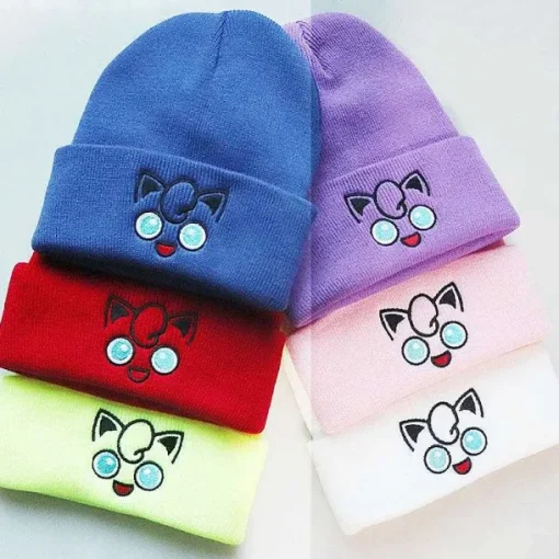 Pkm.store Herbst & Winter-Unisex Pokemon Wollmutze In Vielen Motiven