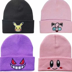 Pkm.store Pokemon Mützen & Caps-Unisex Pokemon Wollmutze In Vielen Motiven