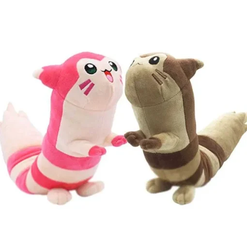 Pkm.store Pokemon Kuscheltiere-Wiesenior Furret Kuscheltier Pokemon (Ca. 12Cm X 47Cm)