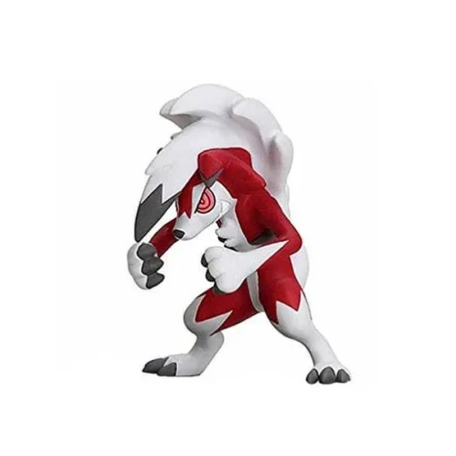 Pkm.store Pokemon Figuren-Wuffels Rockruff Lycanroc Evolution Figuren Pokemon (3 Motive Zur Wahl)