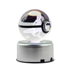 Pkm.store Sonstiges Merchandise-Wundervoller Pokemon Crystal Pokeball - Led Beleuchtung - Viele Motive