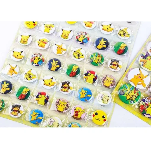 Pkm.store Sonstiges Merchandise-48X Pokemon Anstecker Set