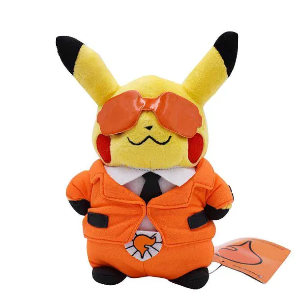 Pkm.store Pokemon Kuscheltiere-6X Pokemon Pikachu Cosplay Plusch (Ca. 20Cm) Team Rocket