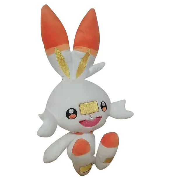 Pkm.store Xxl Pokemon-Xxl Hopplo Scorbunny Plusch Puppe (Ca. 40Cm)