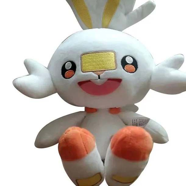 Pkm.store Xxl Pokemon-Xxl Hopplo Scorbunny Plusch Puppe (Ca. 40Cm)